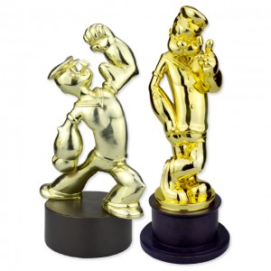 Fabrikéiert Golden Bodybuilding Basketball Sports Customized Metal Trophäen, Medaillen a Plaques Football Soccer Trophy Award