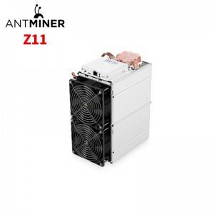 Factory supplied Good mining machine Bitmain Antminer Z11j 105ksol/s Equihash Miner Power Consumption 1418W Blockchain miner Asic Miner Store