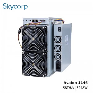Canaan Avalon A1146 58T 3248W Bitcoin Miner