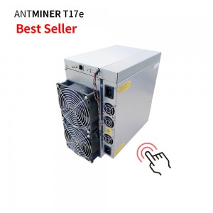 ການຂົນສົ່ງຟຣີ Bitmain Antminer T17e 53TH 2915W ເຄື່ອງຂຸດຄົ້ນ bitcoin