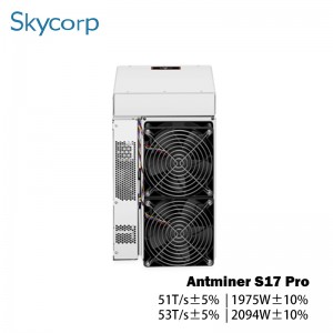 Bitmain Antminer S17 Pro 53T 2094W Bitcoin Miner