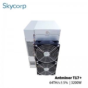 7nm chip 64Th 3200W Bitmain Antminer T17+ BTC miner Hoʻouna wikiwiki