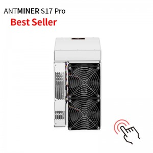 Defnydd pŵer isel 2094w asic S17 pro 53T Antminer bitcoin crypto rig