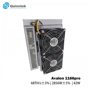 Kenaani Avalon A1166 Pro 68T 2856W Bitcoin Miner