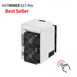 China Wholesale S17 Pro 53 Th/s Bitmain Antminer SHA256 7nm ASIC Chip Bitcoin Miner Antminer S17 Pro