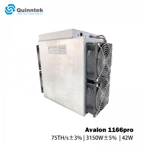 Canaan Avalon A1166 Pro 75T 3150W Bitcoin Miner