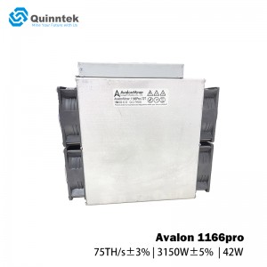 ڪنان Avalon A1166 Pro 75T 3150W Bitcoin Miner