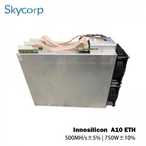 Asic Innosilicon A10 ETHmaster 500Mhs 485Mhs pikeun pertambangan asic ethereum