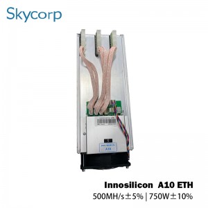 Asic Innosilicon A10 ETHmaster 500Mhs 485Mhs për minierat asic ethereum