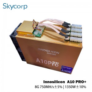 Innosilicon A10 Pro+ 750MH 1350W ETH მაინერი