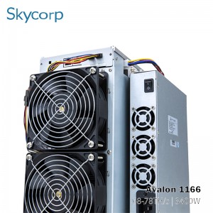 68T 3196W SHA256 Aavlon miner A1166pro Makina më e fuqishme Bitcoin