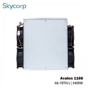 Factory best selling China Discount Price for First Batch Preorder Avalon A1166 PRO Computer Server Btc Bch Miner