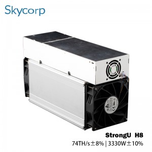 StrongU H8 74T 3330W Bitcoin Miner