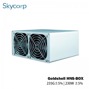 2021 Brandneuer Miner Goldshell HNS-BOX HNS Coin Crypto Currency Miner 230W 235GH/S