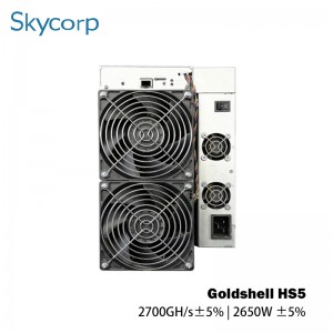 Minero Goldshell HS5 5.4T 2650W HNS