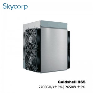 Minerador Goldshell HS5 5.4T 2650W HNS