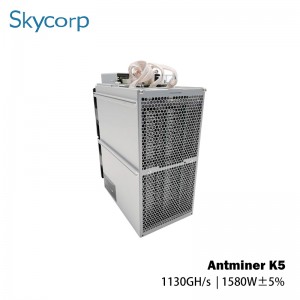Minatore di monete Bitmain Antminer K5 1130GH 1580W CKB