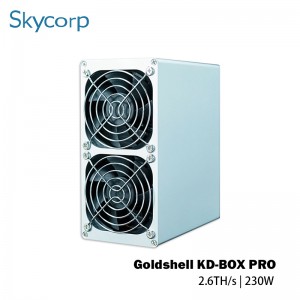 Minero Goldshell KD-BOX Pro 2.6T 230W KDA