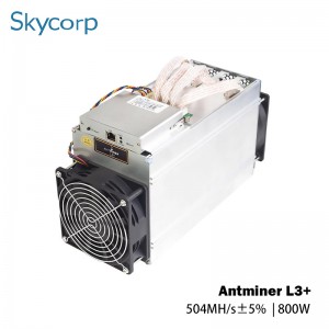 Bitmain Antminer L3+ 504MH 800W Litecoin Miner