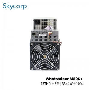 76Th/S SHA256 M20S+ microbt whatsminer wholesale price for bitcoin mining