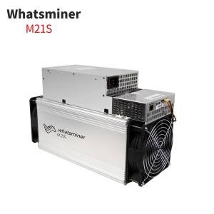 Top3 लघु ROI Asic Miner Microbt Whatsminer M21s 56Th/s बिटकॉइन माइनिंग मशीन थोक