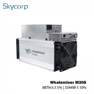 Nouvelle version de bonne qualité à haut taux de hachage WHATSMINER m30s 86T 88T 3268W Bitcoin Mining Machine