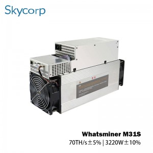 Yakakwira Profitability MicroBT Whatsminer M31S 70Th/s SHA-256 Currency Mining Miner