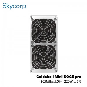 Minerador Goldshell Mini-DOGE Pro 205MH 220W LTC