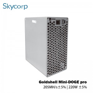 Miner Goldshell Mini-DOGE Pro 205MH 220W LTC