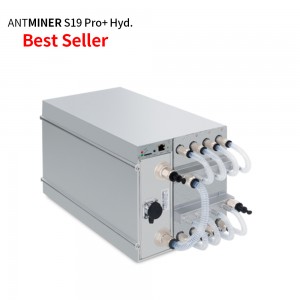 2022 Nuevo lanzamiento Refrigeración por agua High Top Hashrate 198T Bitmain Antminer S19 Pro + Hyd Asic Miner
