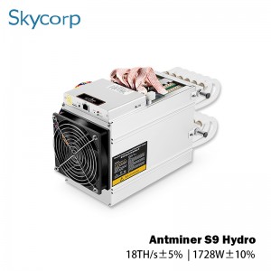 Bitmain Antminer S9 Hydro 18TH 1728W Bitcoin 광부