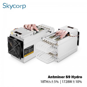 Bitmain Antminer S9 Hydro 18TH 1728W Bitcoin 광부