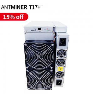 Excellent quality Low Consumption End December Bitmain Antminer T17+ Sha-256 58t 3200w Bitcoin Mining Machine
