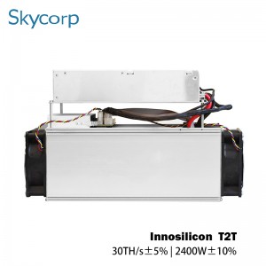 इनोसिलिकॉन T2T 30T 2400W बिटकॉइन माइनर