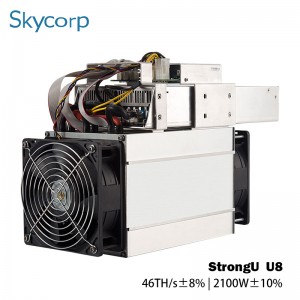 I-Bitcoin Miner StrongU U8 Stu-u8 46Th/s 2100W Blockchain Crypto Mining Machine