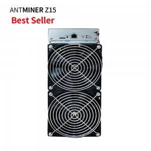 PriceList for Antminer Z15 420 Ksol/S Zec Asic Miner Supplier in China