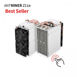 فیکٹری فراہم کی گئی اچھی کان کنی مشین Bitmain Antminer Z11e 70ksol/s Equihash Miner بجلی کی کھپت 1390W Blockchain miner Asic Miner Store