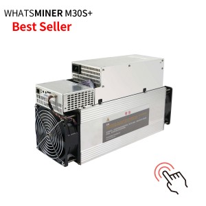 Vysoce ziskový těžební stroj Microbt Whats M30s+ 98th/S Bitcoin Asic Miner