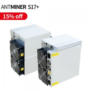Groothandelsprijs S17+ 73T Antminer 2920W Bitmain SHA-256 bitcoin mining machine asic miner