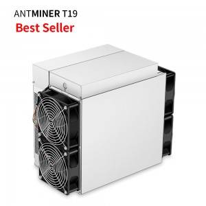 Hot sell good mineer Antminer T19 BTC Med Original Psu Bitcoin Miner på lager.