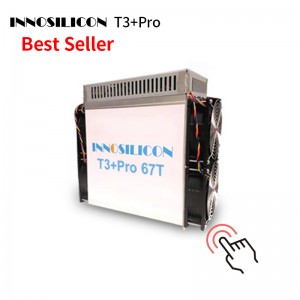 INNOSILICON T3+ 57T BTC Miner with Power Supply in Stock Miner Bitcoin Mining Machine Wholesale Price Asic Miner Store