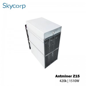 2020 Hot Release Bitmain Antminer Z15 420ksol/s 420K 1510W Zcash Zec Miner