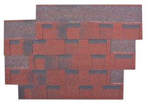 Byggnadsmaterial Red Roofing Bältros för timmerstuga