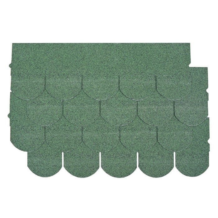 100% Original Factory Fiberglass Roofing Shingles - Chateau Green Fish Scale Asphalt Roof Shingle – BFS BUILDING