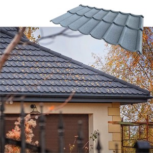 Sıcak Satış Ücretsiz Örnekler taş kaplı metal çatı...