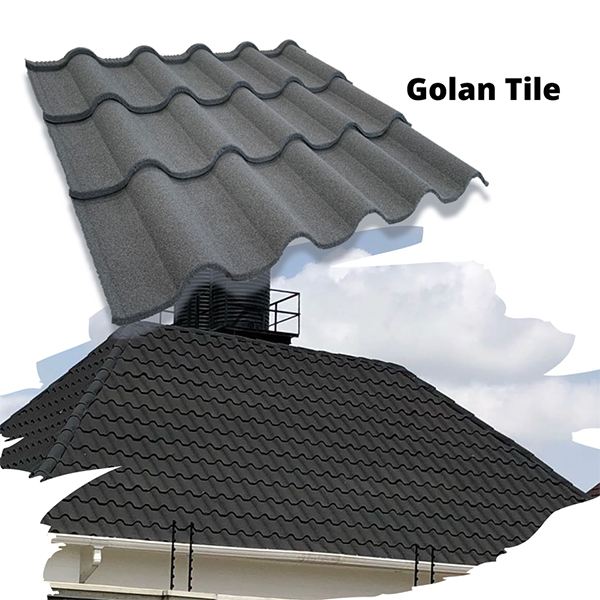 Kőbevonatú fém tetőfedő lapok tetőcserép