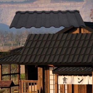 0.35/0.5mm Anti Corrosion 55% Zinc Roofing Sheet Metal Stone Roof