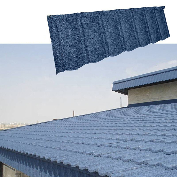 Coberta de teules de pedra de maó de 0,40 mm de garantia de 50 anys per a la construcció