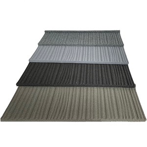 New 2022 North America Quality Standard 55% Zinc steel roof tiles