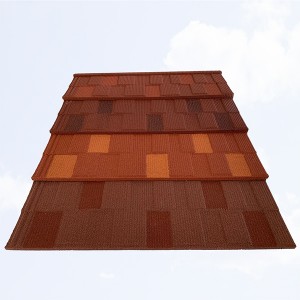 Factory Direct Sale Sound Proof Natual Color Harvey metal tile roof shingles for Building